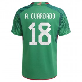 Meksiko A.GUARDADO 18 Domaći Nogometni Dresovi World Cup 2022